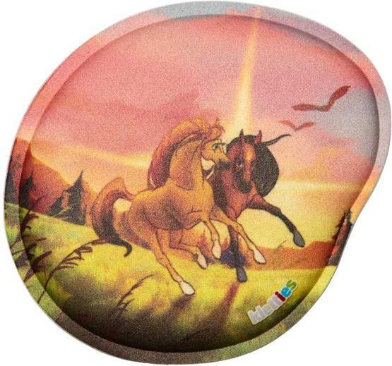 Actual product image Ergobag Klettie Glow Horses
