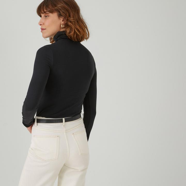 Produktbild La Redoute Collections Rollkragenshirt mit langen Ärmeln (L)