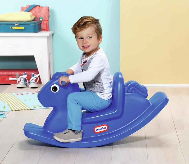 Immagine prodotto Little Tikes Cavallo a dondolo in cartone blu 173950