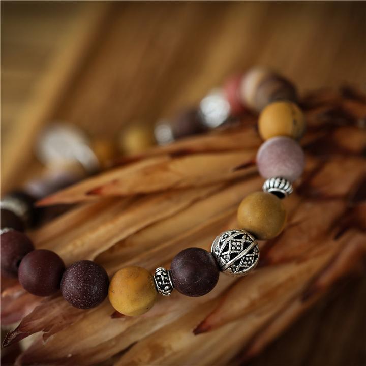 Immagine prodotto Andreani Armband mit echtem rotem Jaspis (8 cm)