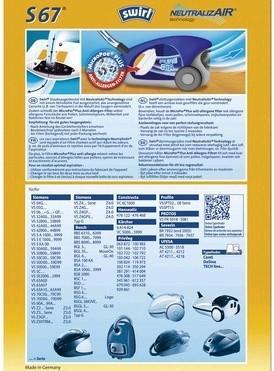 Immagine prodotto Swirl Sacchetti per polvere S67 (1 x)