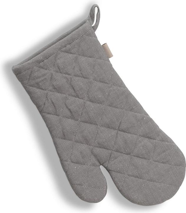 Kela Topfhandschuh Puro grau (55% Baumwolle, 45% Leinen)