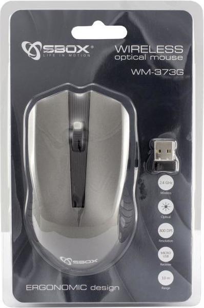 Actual product image Sbox WM-373G pilka (Wireless)