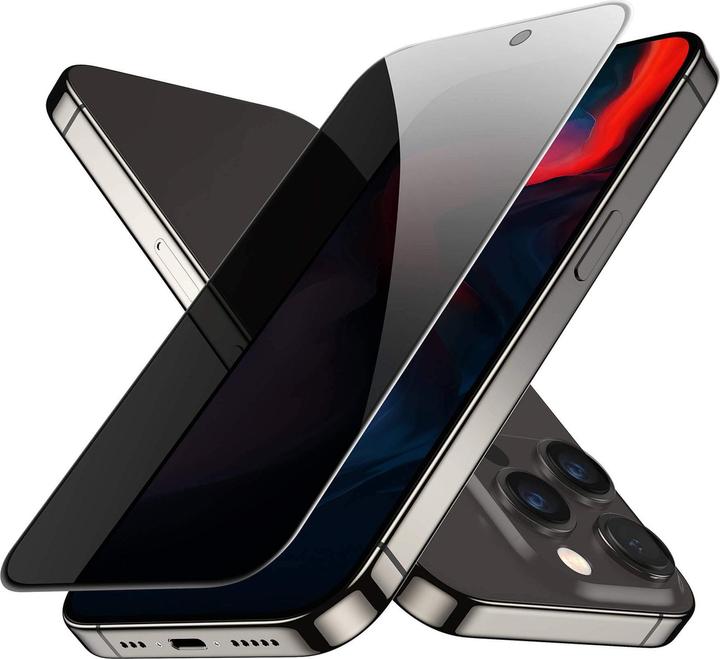 Produktbild ESR Tempered-Glass Privacy Displayschutz (1 Stück, Apple iPhone 15 Pro)