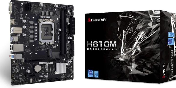 Actual product image Biostar Płyta główna H610MHP 2.0 (LGA 1700, Intel H610, mATX)