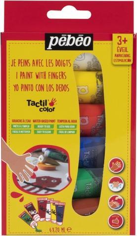 Image du produit Pebeo Tactilcolor Set Découverte 6 Tubes (20 ml)