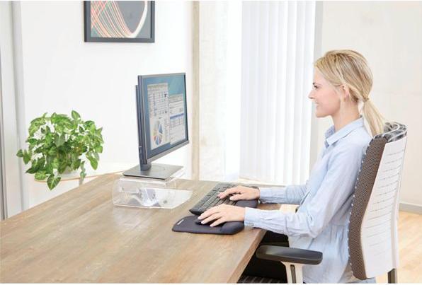 Actual product image Fellowes Clarity Adjustable Monitor Stand