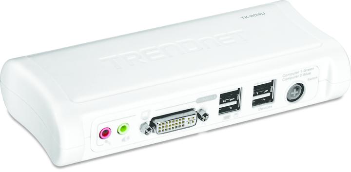 Actual product image Trendnet TK-204UK KVM Switch 2-Port DVI USB
