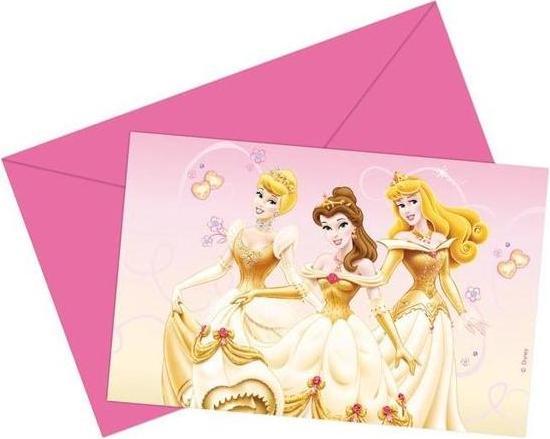 Produktbild Disney Princess Charaktere Einladungen (6er Pack) (6 Stk.)