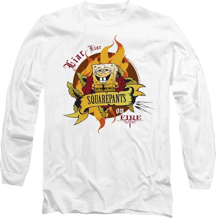Spongebob Squarepants Liar Liar Pants On Fire TShirt (S)