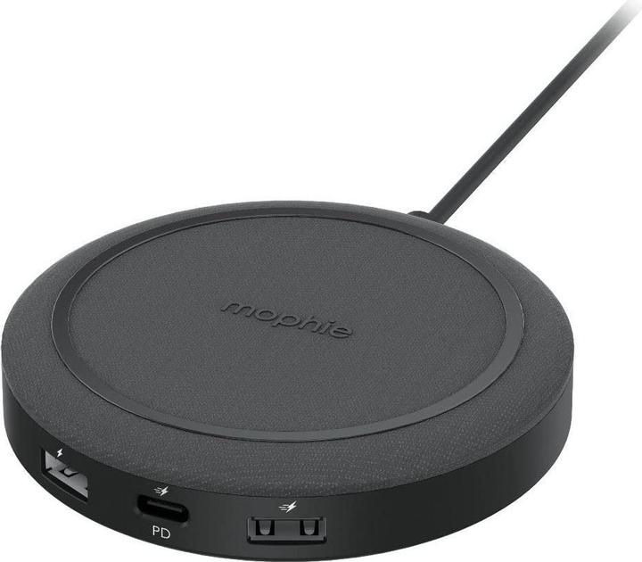 mophie Hub de charge universel sans fil - ładowarka do czterech urządzeń, ładowanie bezprzewodowe 10 (20 W)