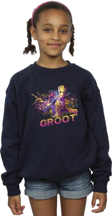 Produktbild Guardians Of The Galaxy Abstract Groot Sweatshirt Mädchen (128)