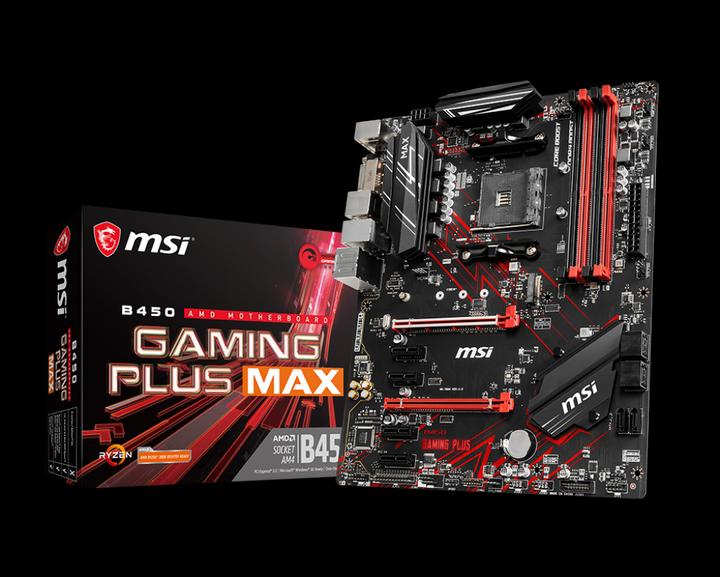 Produktbild MSI B450 Gaming Plus MAX (AM4, AMD B450, ATX)