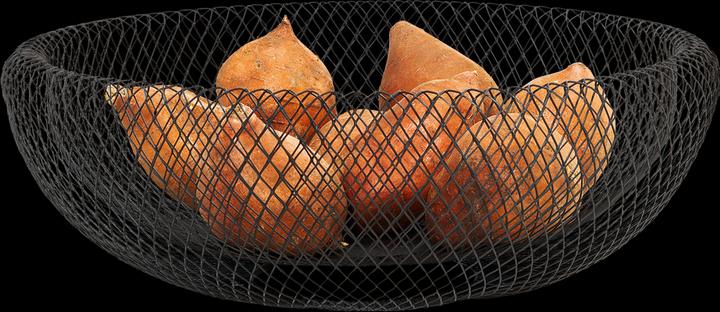 Produktbild Philippi Fruitschaal | Prachtige eyecatcher | Mesh Schaal XL | | Poedercoating staal (40 x 14 cm)