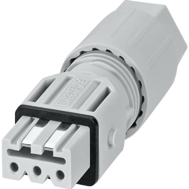 Image du produit Phoenix Contact 1490380 Connecteur Nombre total de pôles : 4 + PE 16 A, 10 A Gris 1