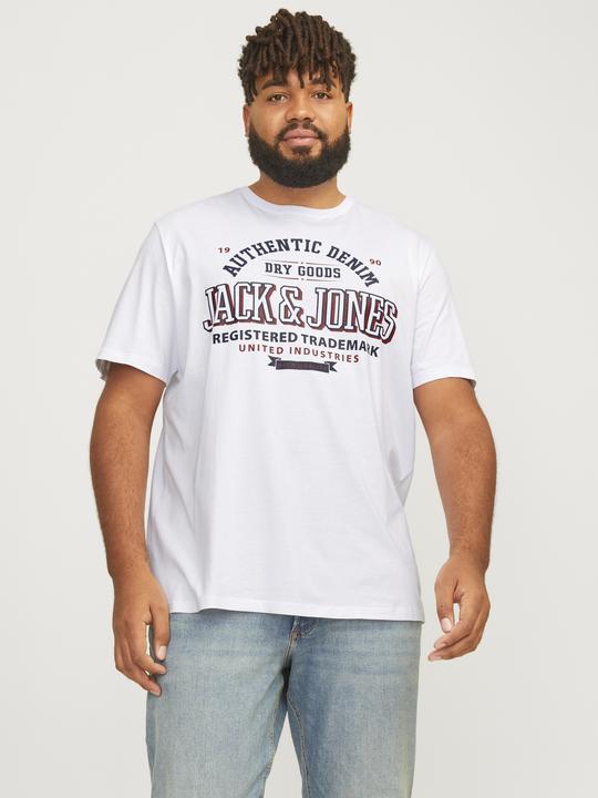 Image du produit Jack & Jones Jjelogo Tee Ss O-Neck 2 Col Aw24 S Pls (8XL)