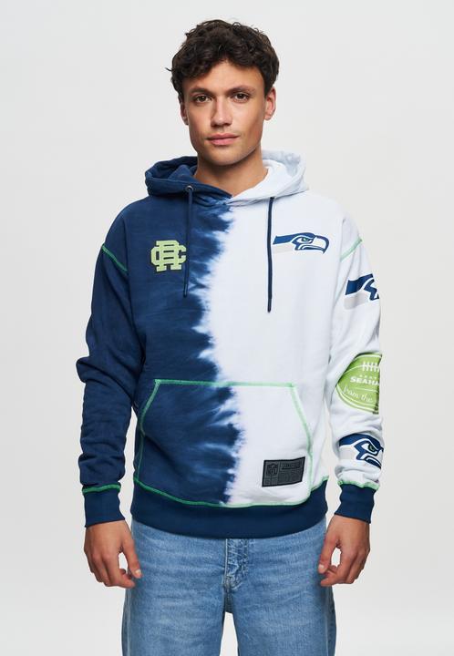Immagine prodotto Recovered Felpa con cappuccio in pile Re:covered - INK DYE Seattle Seahawks - L (L)