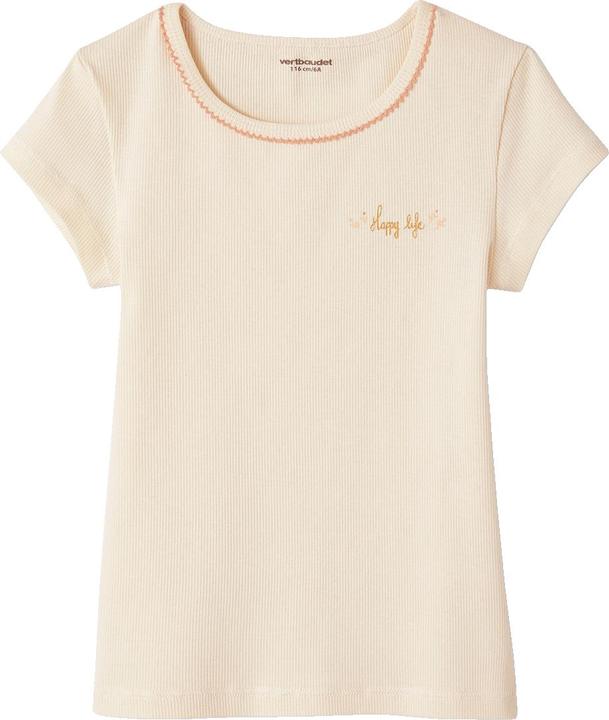 Produktbild Vertbaudet 3er-Pack Mädchen T-Shirts, Ripp Oeko-Tex (158)
