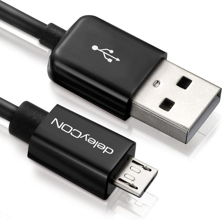 deleyCON Câble USB 2.0 (3 m, USB 2.0)