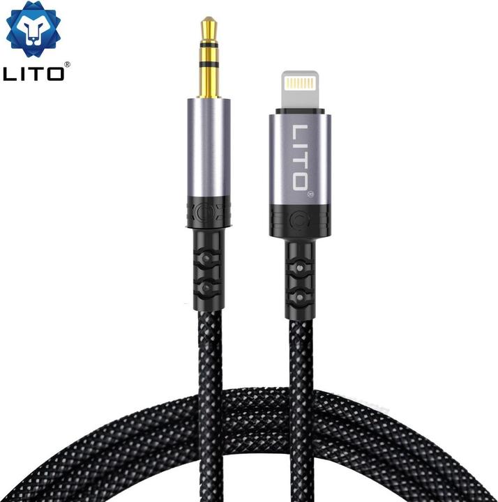 Actual product image Lito - Audiokabel AUX 3.5mm - Lightning (1 m)