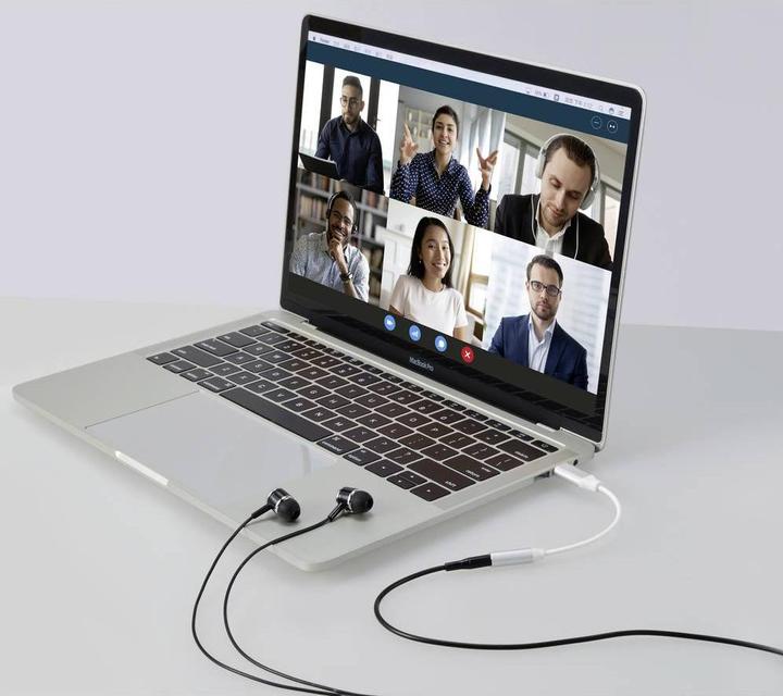 Actual product image Renkforce USB-C®, audio connection cable (1x USB-C® - 1x audio, stereo (3.5 mm Kli (USB Type C, Audio cat, 3.5mm jack)