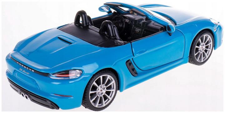 Actual product image Bburago Porsche 718 Boxster Blue 1/24