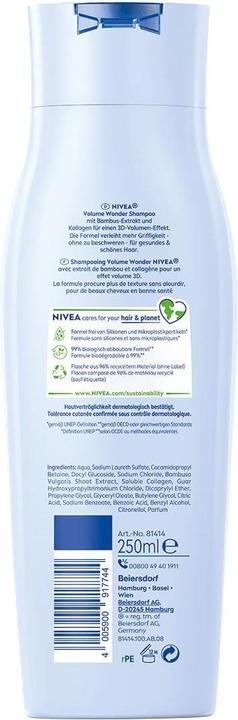 Actual product image NIVEA Volume & Strength (250 ml, Liquid shampoo)