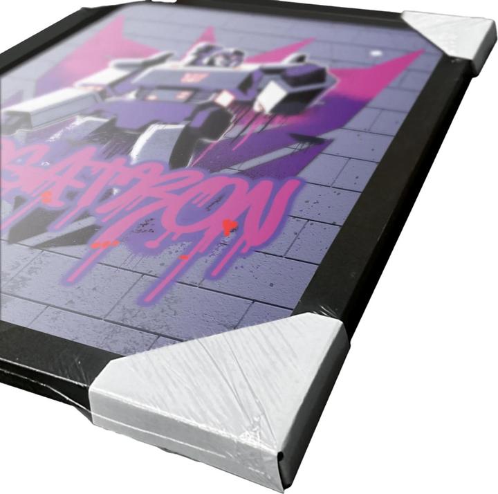 Actual product image Transformers Graffiti Megatron Framed Poster (40 x 30 cm)