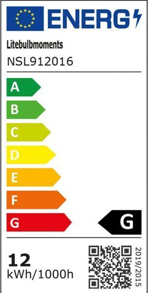 Energy Label Nordic Smartlight Lite bulb moments - smart Light Chain - Vintage Edison (13 m)