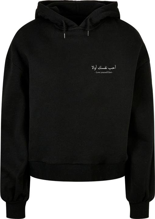 Immagine prodotto Merchcode Felpa con cappuccio oversize biologica Love Yourself First Donna - 113405 (XXL)