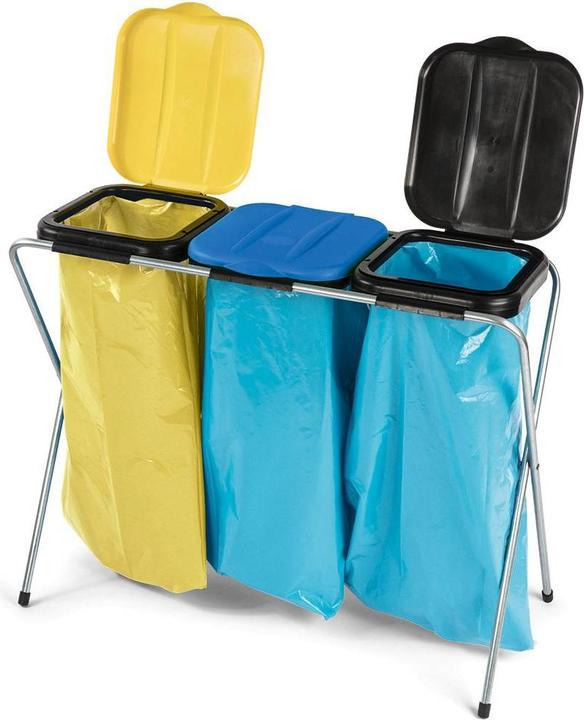 Image du produit Nölle Collecteur de déchets H780xL960xP370mm 20-130 l triple (130 l)