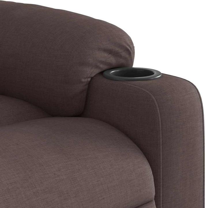 Produktbild VidaXL Massagesessel Dunkelbraun Stoff