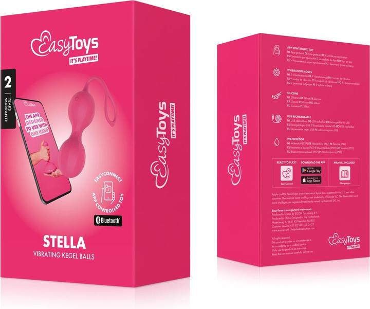 Actual product image Easytoys EasyConnect Appgesteuerte VibrationsKegelbälle