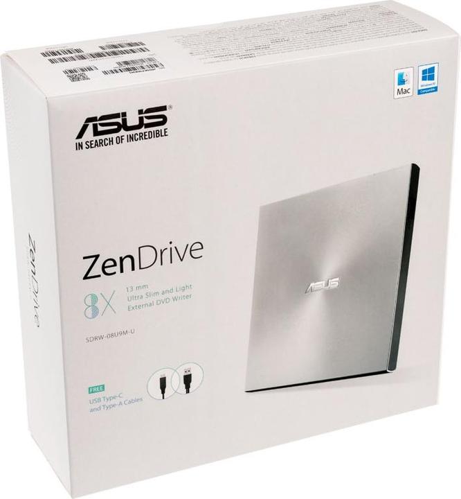 Produktbild ASUS ZenDrive U9M (CD Brenner, DVD Brenner, DVD Laufwerk, CD Laufwerk)