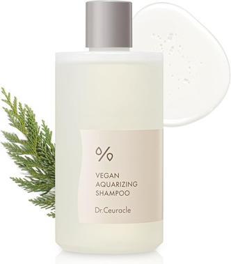 Leegeehaam Dr. Ceuracle Veganes Aquarizing Shampoo Aqua Seal mit Birkensaft und Hyaluronsäure - Volumen und (300 ml, Flüssiges Shampoo)