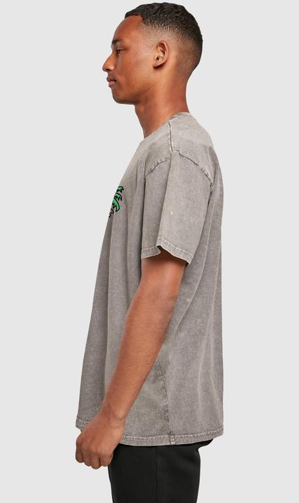 Actual product image Mister Tee Flamingo Acid Washed Heavy Oversize Tee (M)