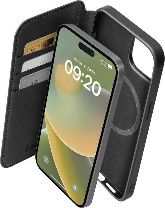 Produktbild SBS Duo Mag Wallet schwarz iPhone 15 Plus (Apple iPhone 15 Plus)