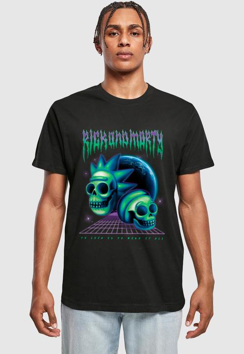 Actual product image Merchcode Rick & Morty Skull Tee - 199063 (XS)