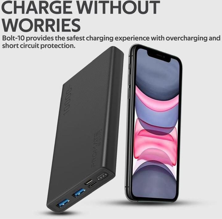 Actual product image ProMate Bolt-10 Power Bank 10W (10000 mAh, 37000 Wh)