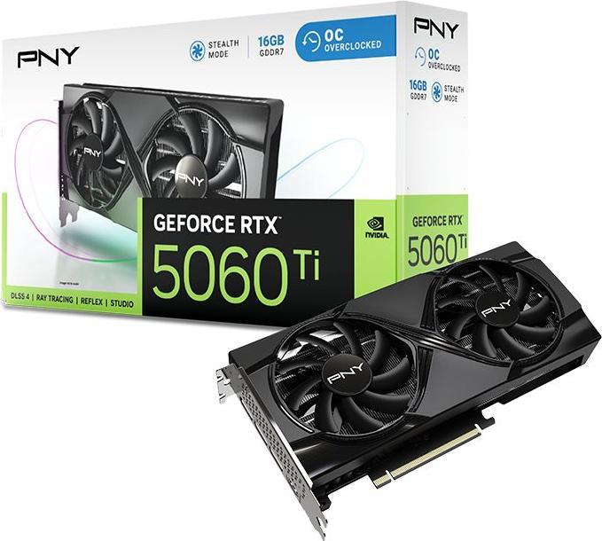 Actual product image PNY GeForce RTX5060 Ti 16GB DDR7 OC (16 GB)