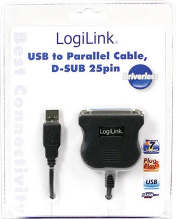 Actual product image LogiLink Ua0054a (1.80 m, Parallel (printer))