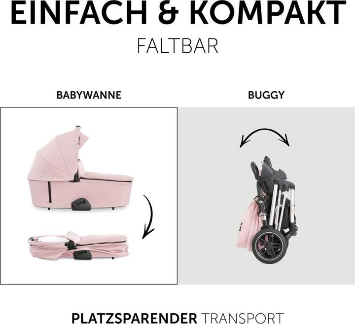 Produktbild Hauck Kombikinderwagen Kombi-Kinderwagen Vision X Duoset Silver (Sportwagen