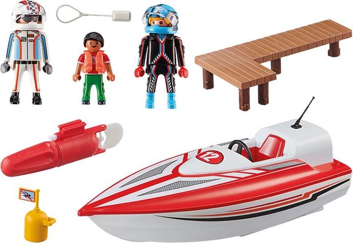 Produktbild Playmobil Speedboot mit Unterwassermotor (70744, Playmobil Sports & Action)