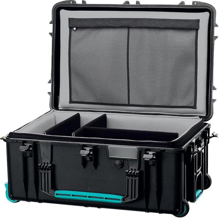 Produktbild HPRC 2760W Koffer, rollbar, schwarz/blau mit Softdeck Einteilung (Fotokoffer, 2760 l)