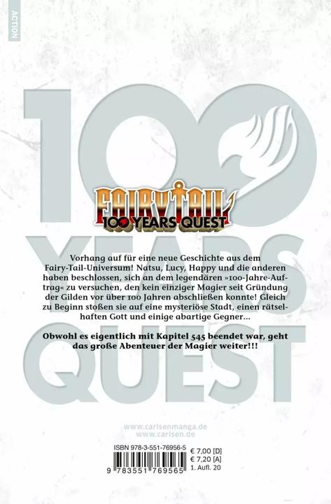 Produktbild Fairy Tail – 100 Years Quest 1 (Deutsch, Hiro Mashima, 2020)