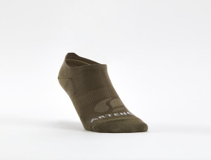 Actual product image Artengo Tennissocken RS 160 Low 3er Pack braun/beige (39 - 42)
