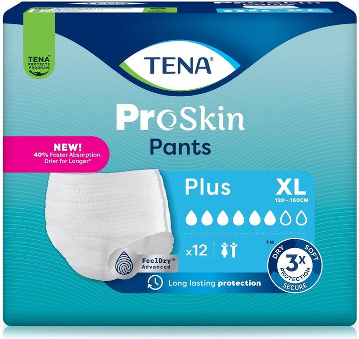 Tena Pants Plus (12 x, XL)