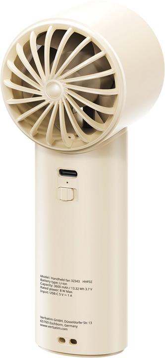 Immagine prodotto Verbatim CoolnGo Handheld Fan White