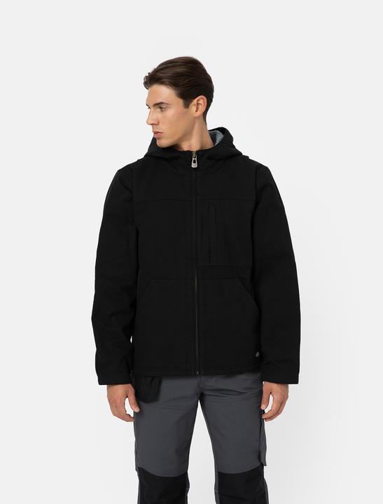 Immagine prodotto Dickies Giacca D'Anatra Con Cappuccio Foderata In Sherpa E Risciacquata Nera (XL)