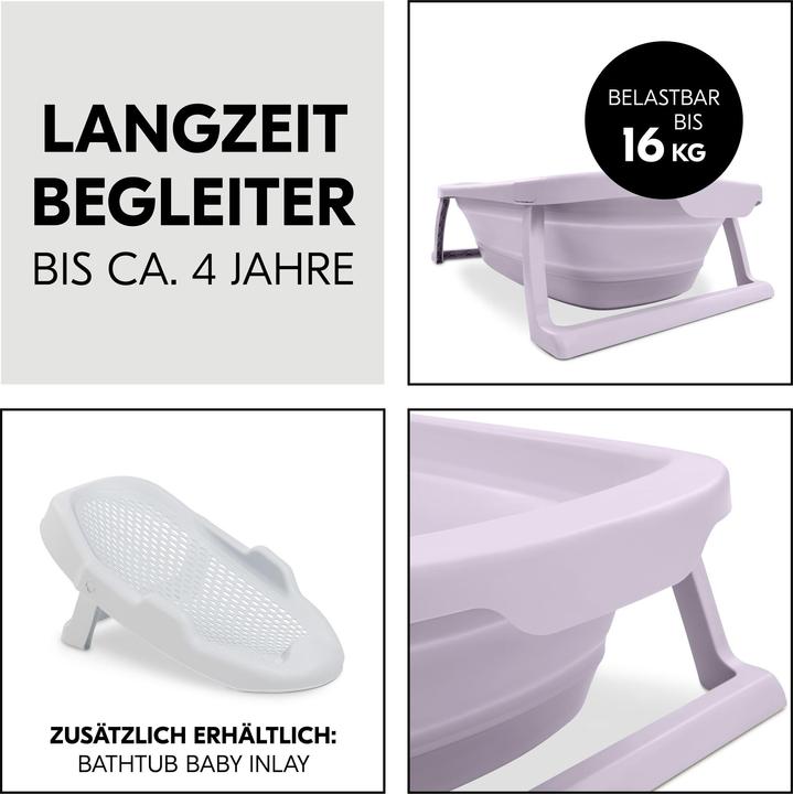 Actual product image Hauck Wash N Fold M Lavender
